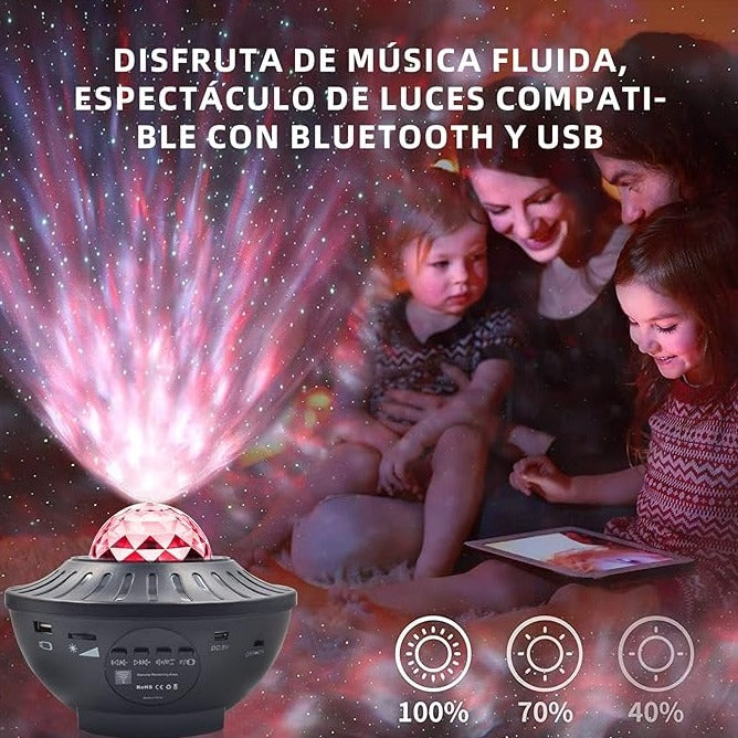 Proyector de Galaxias con parlante Bluetooth (OFERTA SOLO POR HOY x $24.990 🎁)