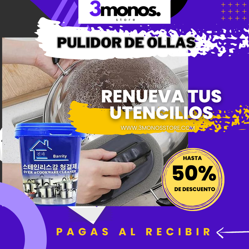 Limpiador - Renovador  Magico de Ollas - CleanPot™ (Solo por hoy 3 unidades x $19.990 🎁)